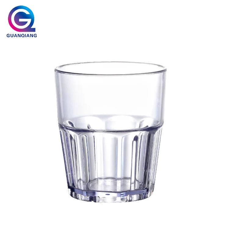
6OZ 200ml AS plastic wine bar party plastic tea tumbler 