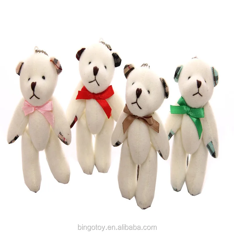 2022 Hot sale high quality china toy factory valentine product cheap teddy bear keychain fashion plush wholesale mini teddy bear
