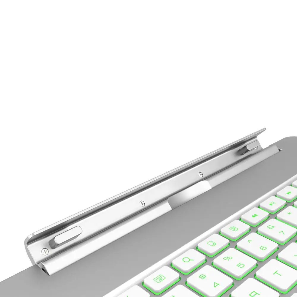 New design Factory price BT Wireless Folding Keyboard, Mini Foldable RGB Wireless Keyboard case for ipad 9.7