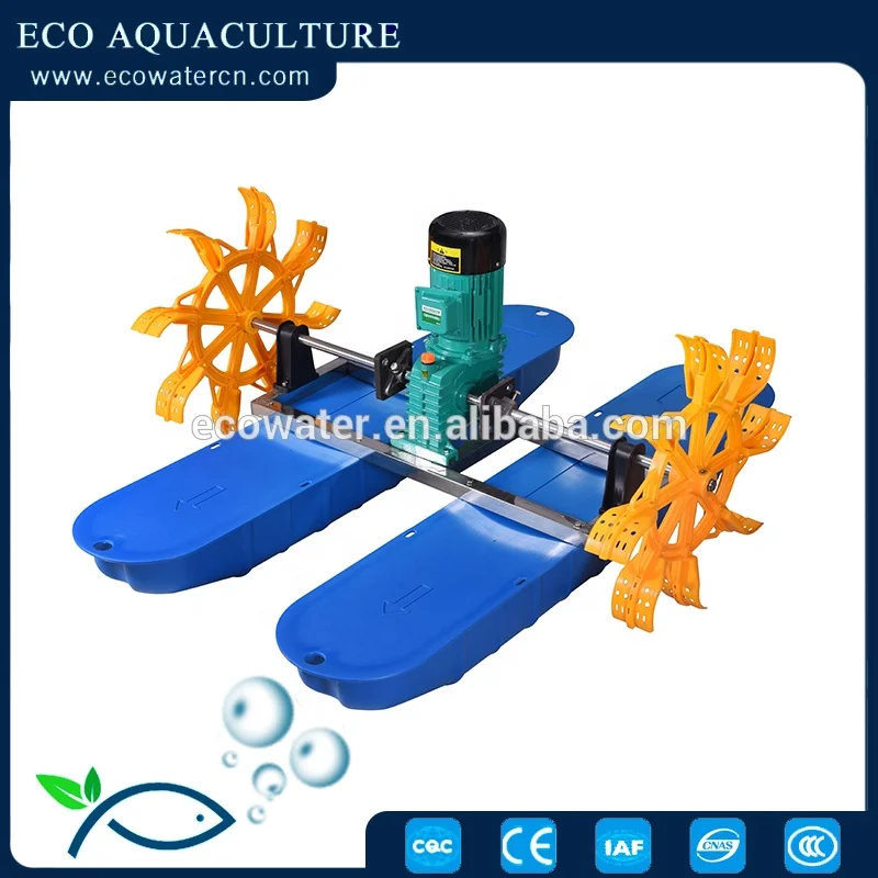 ECO Paddle wheel aerator-- propeller aerator was developed for intensive production of fish in tanks, raceways and ponds