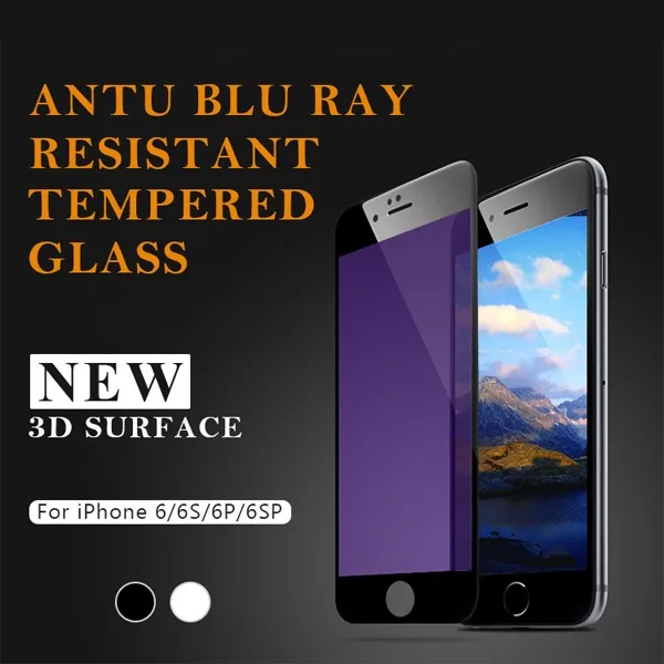 Alibaba Wholesale Metal Plating Color Tempered Glass Screen Protector for iPhone 6