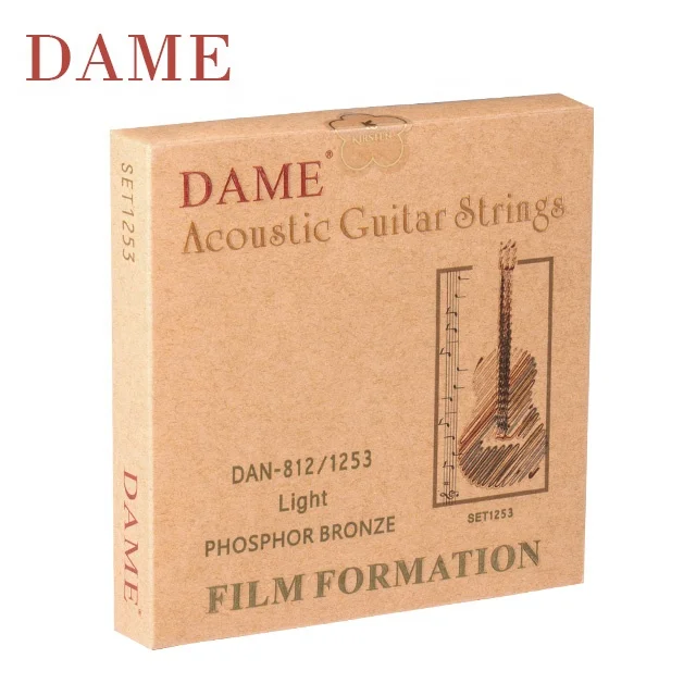 DAME DAN-812 Film Formation Acoustic Guitar Coated Strings Phosphor Bronze Wound Strings Good quality