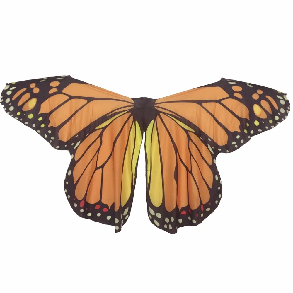 BestDance Lady Butterfly Belly Dance Costume Isis Wings Egyptian Dance Wear Props Wings+sticks