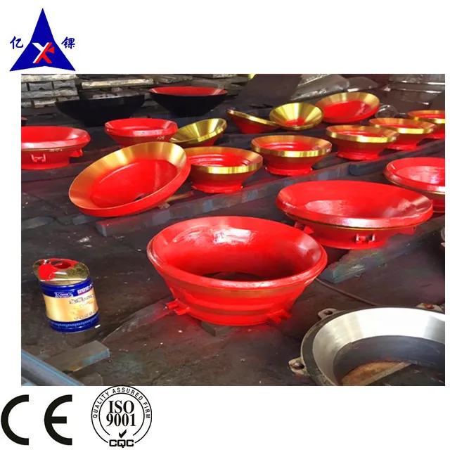 cone crusher  spare wear parts mantle and concave spare parts for Hydraulic Cone Crusher(DY) shanbao DY560 DY675