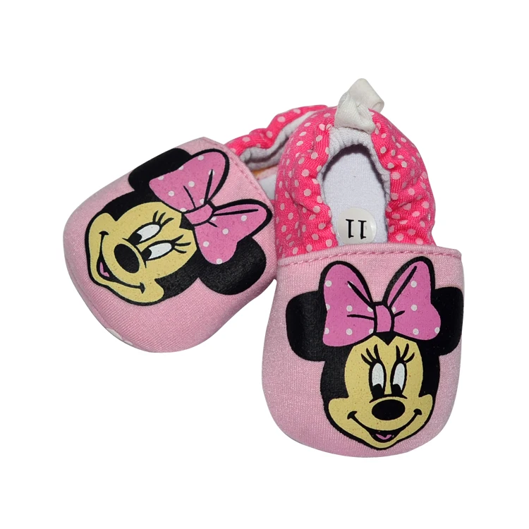 Best Price High Quality Lovely Cartoon Printed Cotton Baby Shoes G16121