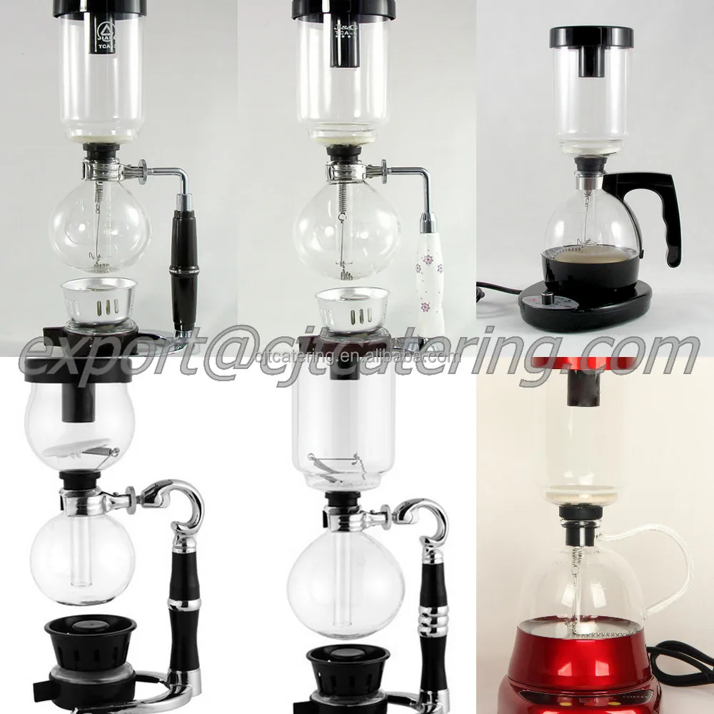 CJTcatering best selling electric use 3cup syphon coffee maker for sale