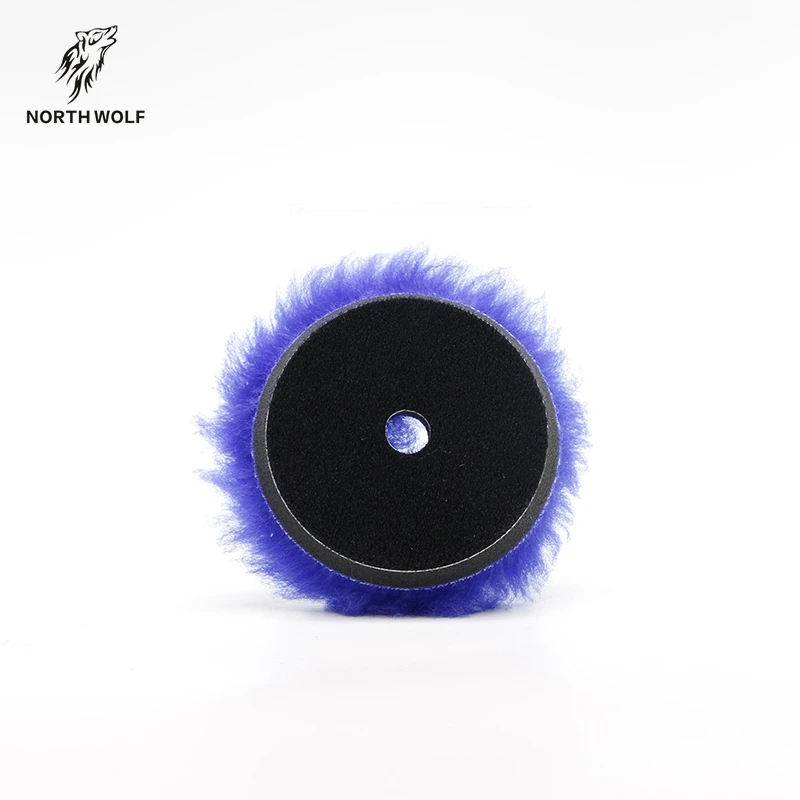 DA Wool Polishing Pad Sheepskin Wool Buffing Pad North Wolf Car Detailing Wholesale Wool Pad