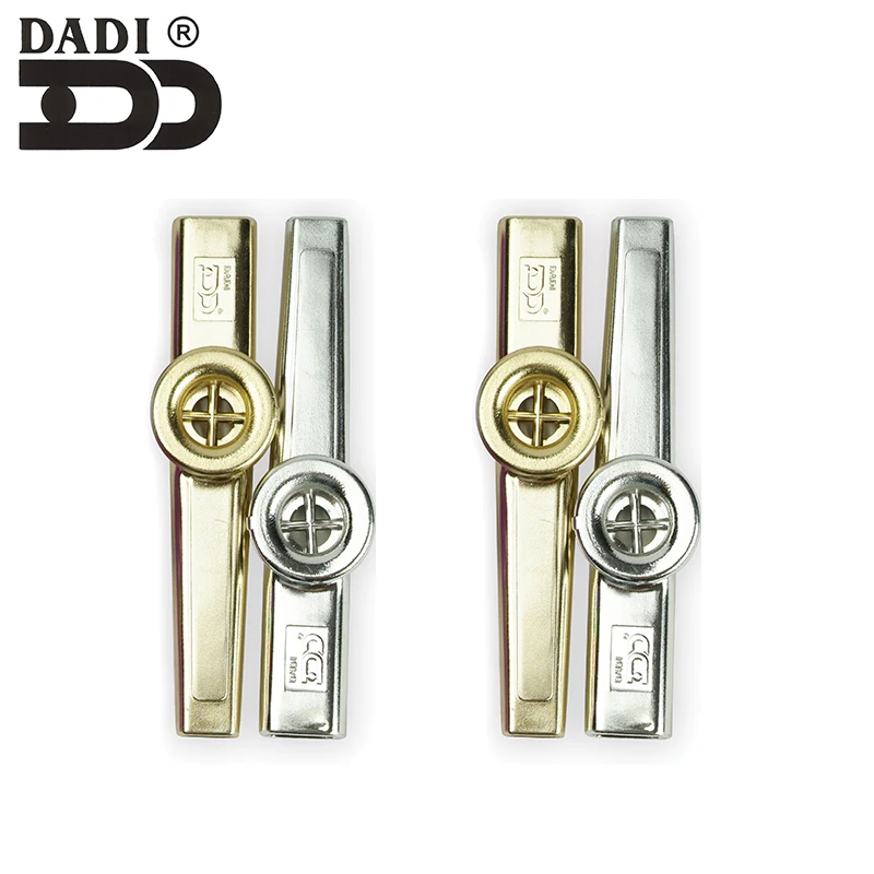  Оптовая продажа с завода музыкальный инструмент Dadi kazoos игрушка серебристый золотой