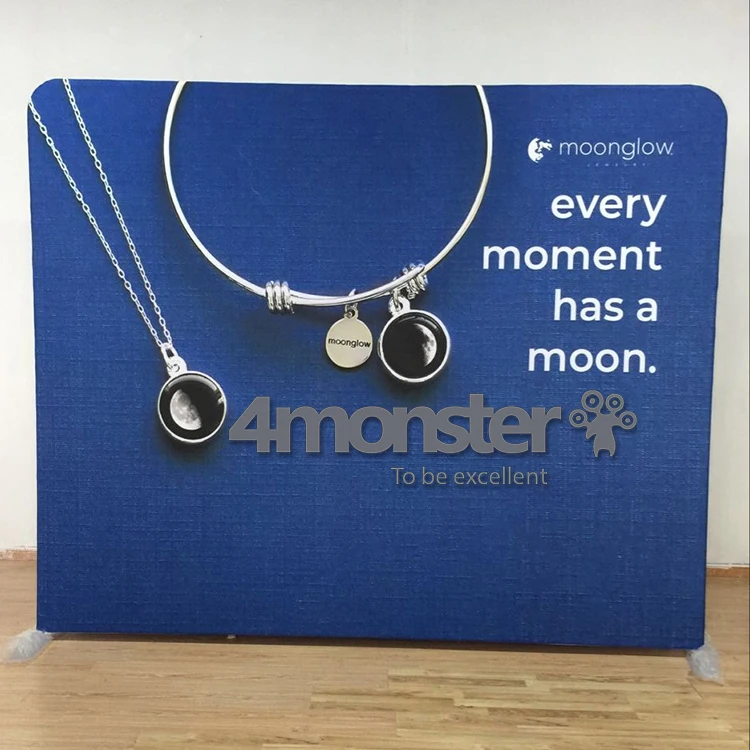 10ft trade show folding aluminum frame tension fabric display