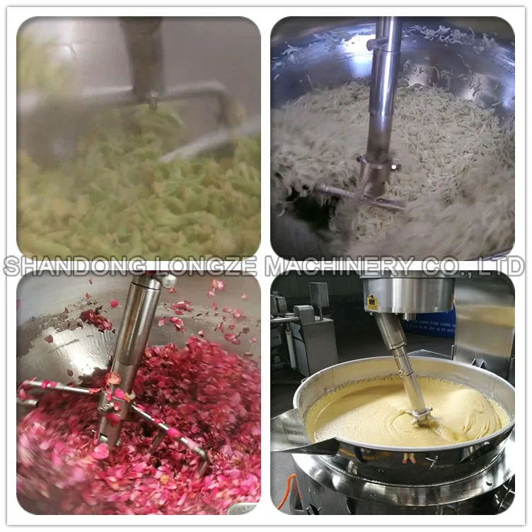 Universal gas  cooking mixer machine food cooking machine for company kitchen restaurant catering company 50L