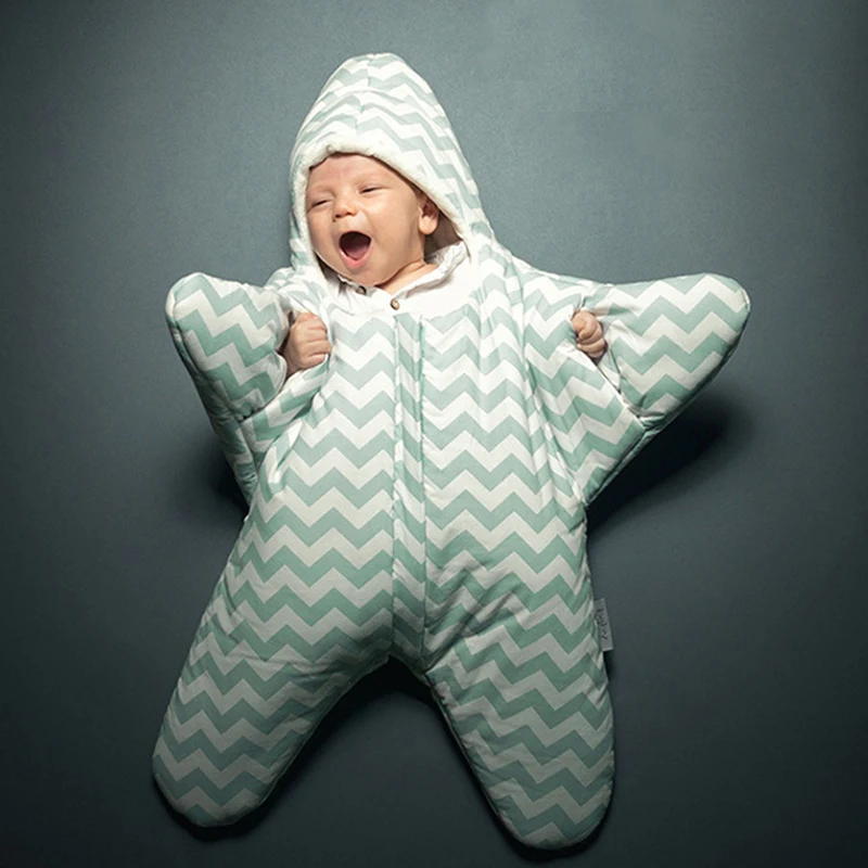 New Arrival Free Shipping Star Baby Sleeping Bag Winter Baby Sleep Sack Warm Baby Blanket Swaddle