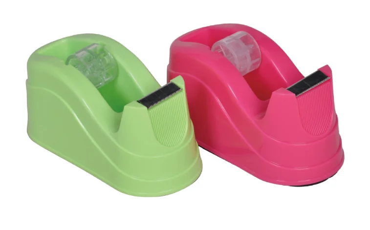 office plastic material new model desktop tape dispenser stationery tape dispenser