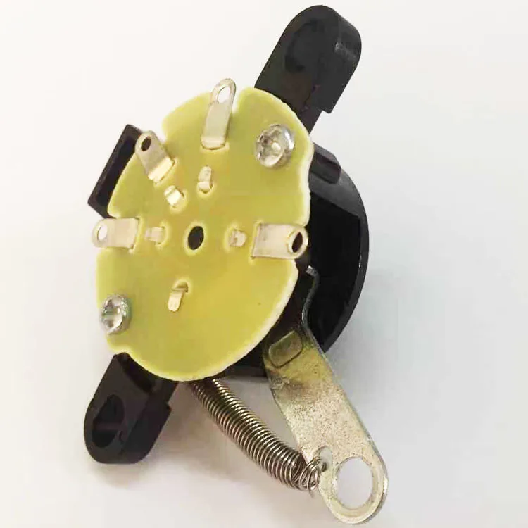 Towei 360 degree fan regulator switch supplier 4A~120V 3(2)A~250V t125 8 position 3 speed wall fan rotary switch with pull rope