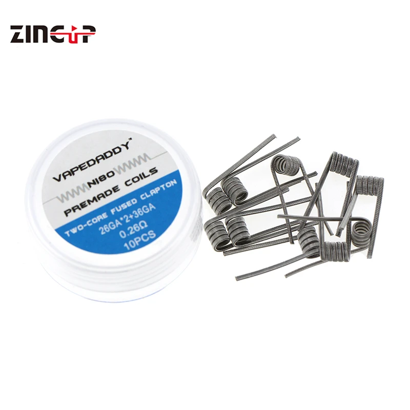 
High Quality Nichrome Heating Wire Tri-Core Fused Clapton Premade Coils 