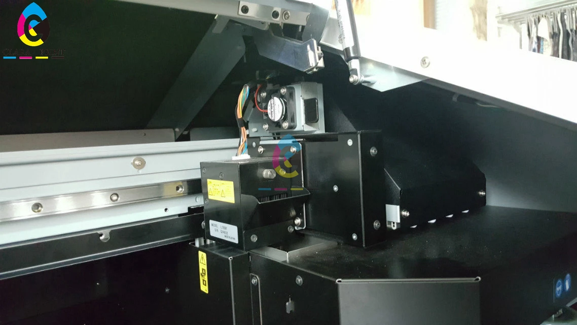 Roland VersaUV LEF 300 second hand used Benchtop UV Flatbed Printer with new printhead for PET, ABS, polycarbonate,soft materia