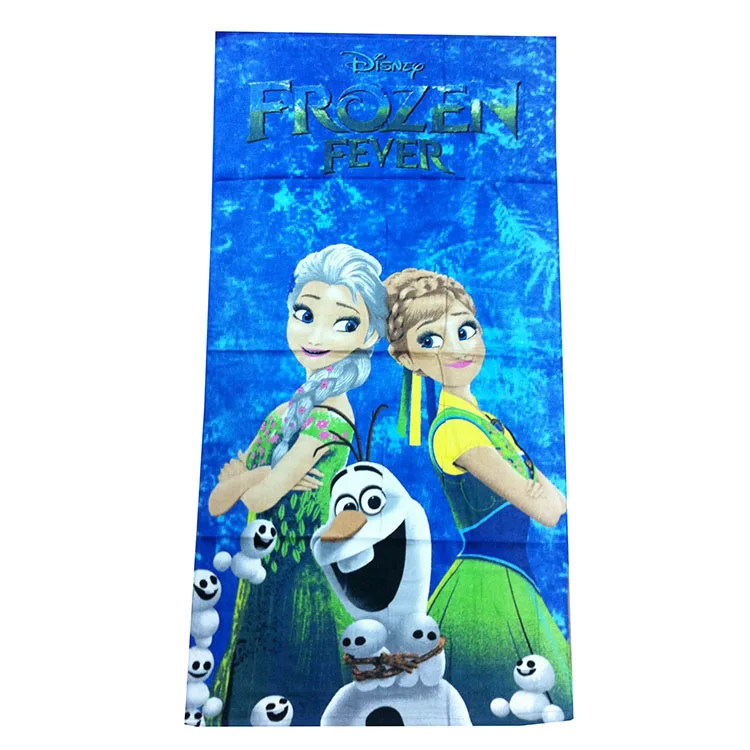 Children 60*120cm cotton bathing towel baby boys girls cute cartoon swimming towel kids Easy Bibulous towel