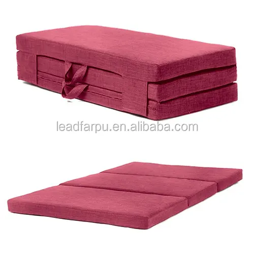 Folding up Guest Mattress Foam Bed Sofa Bed Home Furniture Modern Customized 100% Polyester Single & Double Sizes Medium