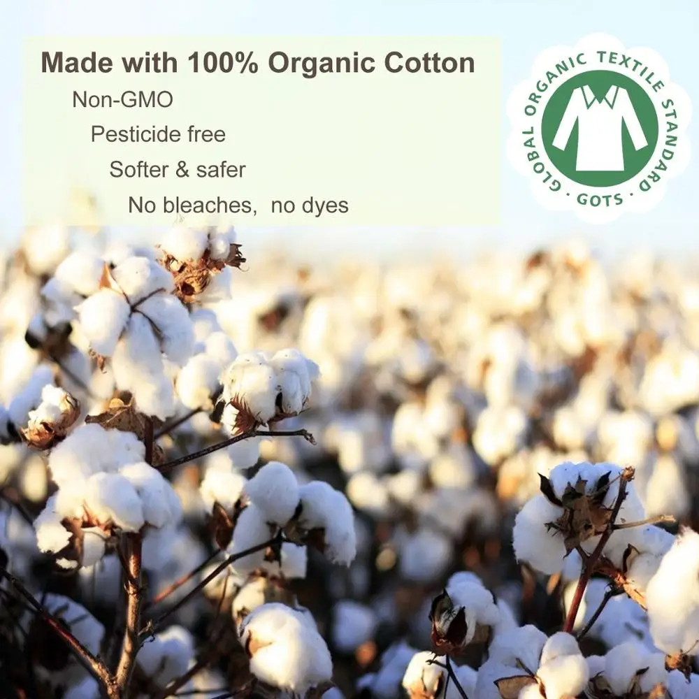 Набор погремушек для щенков и младенцев из 100% органического хлопка Без окрашивания