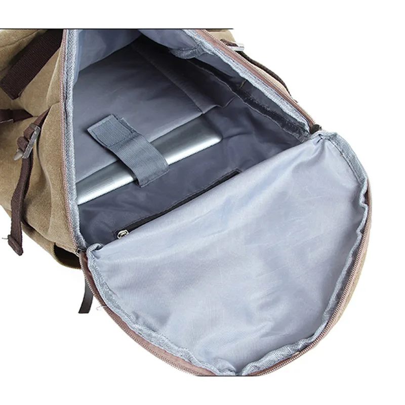 Best Multipurpose Laptop Backpack for Men Women Unisex Canvas Leather Travel Bag Laptop Notebook Diary College Office Corporage