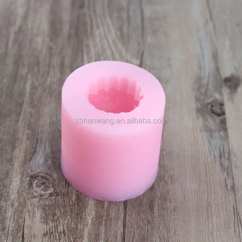 H0126 Handmade Silicone Mould 3D Roses Candle Mold