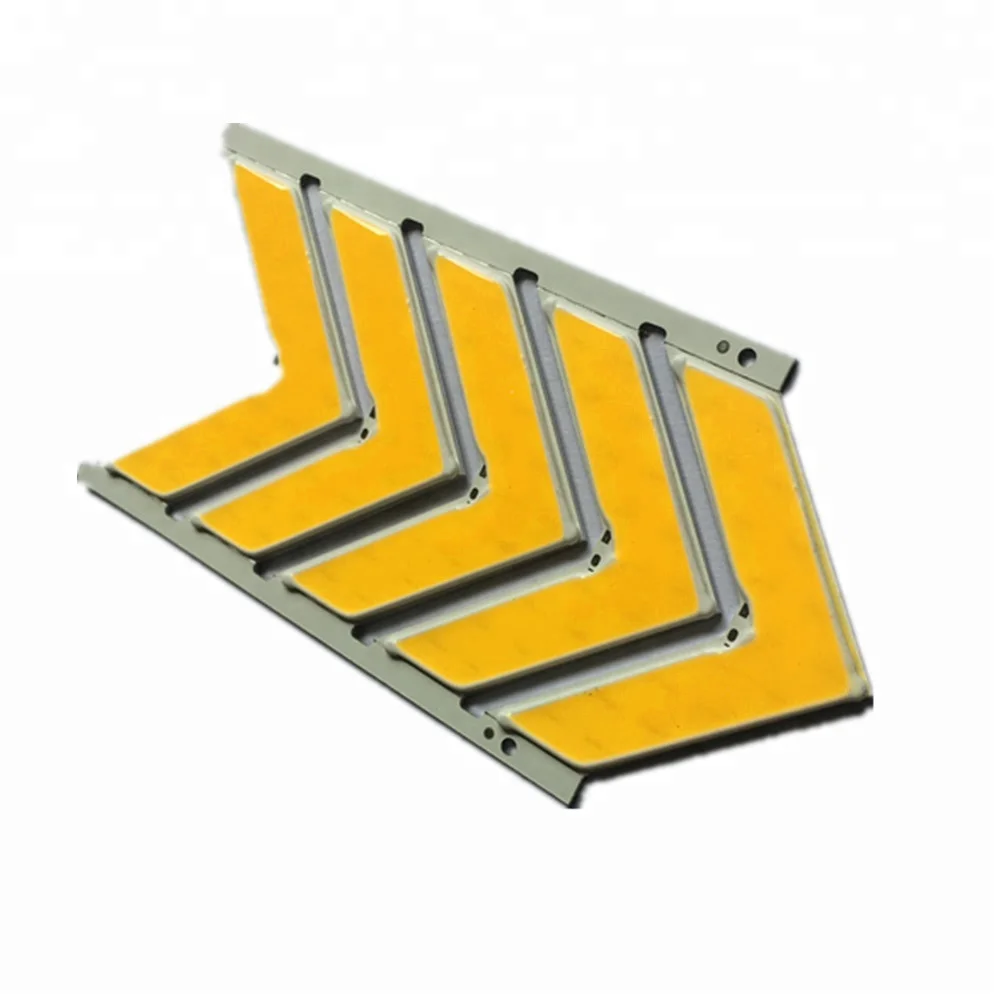 585nm -590nm Yellow / amber color 12v led arrow cob traffic led strip