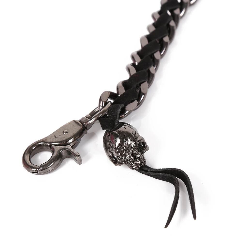 
Wholesale Mens 71cm Long Metal Leather Wallet Belt Chain Rock Punk Trousers Hipster Pant Jeans Chain 