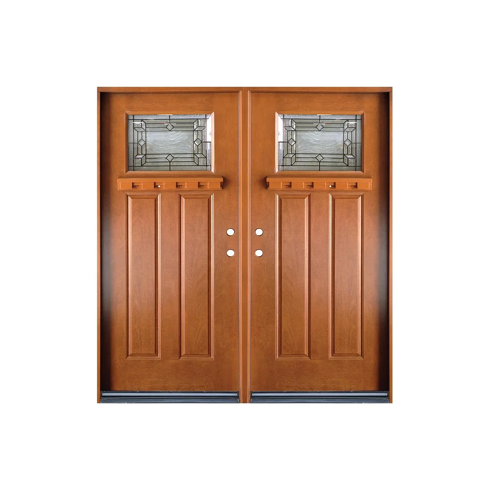 New Design Decorative Simple Gate Glass Fiber Exterior Door Grp Doors Front With Great Price