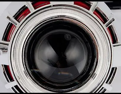 Auto Car Light Bi-xenon 3inch angel eyes colorful lamp bixenon projector lens headlightprojector lens fog lamp
