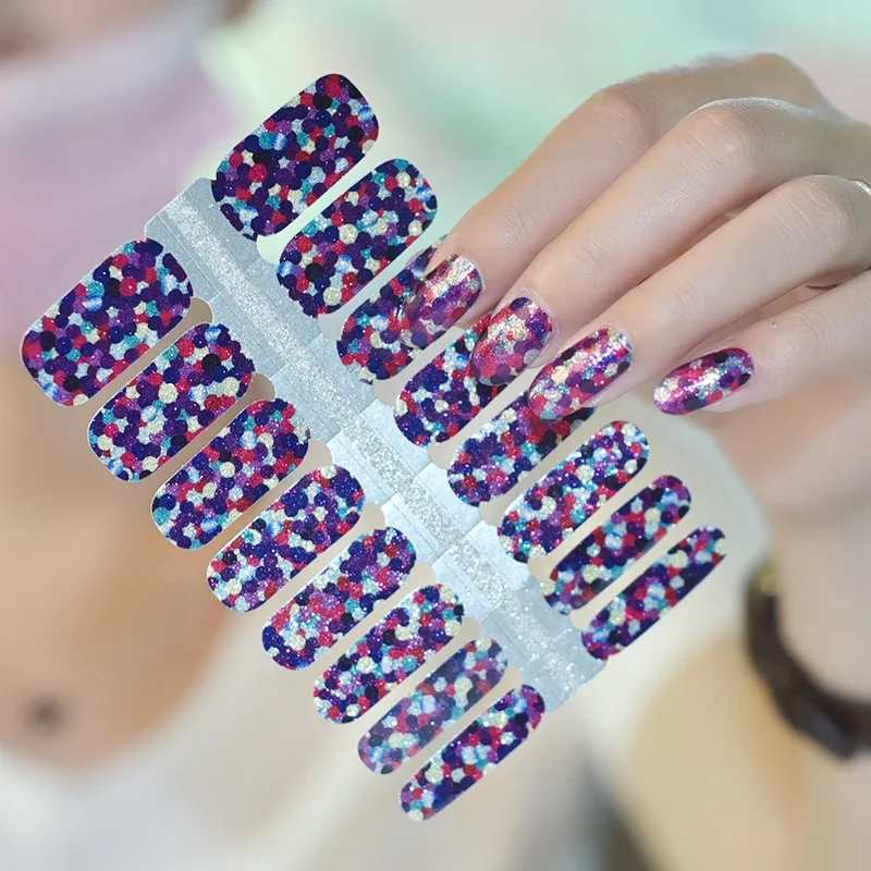 
newest fashion nail art accessories nail decals /gel nail wraps 