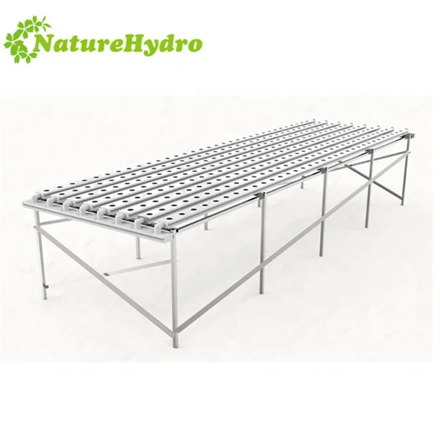 
Vertical hydroponics nft pvc pipe nft channel hydroponic gully system for lettuce 