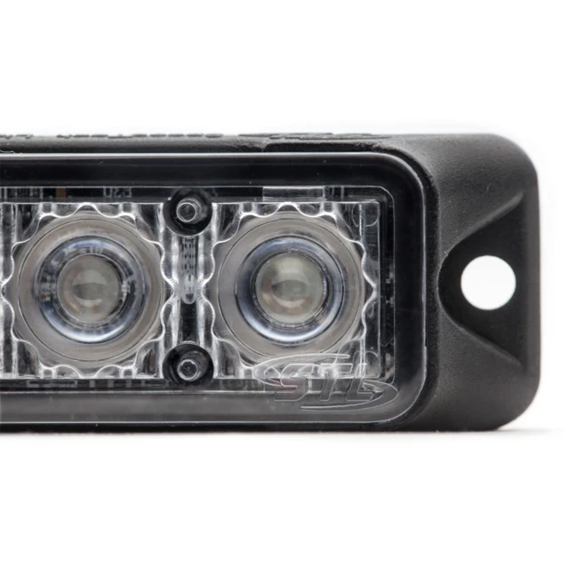 9W Amber Waterproof Strobe Grille Light Red Warning Surface Mount deck Dash Light For Emergency Vehicles