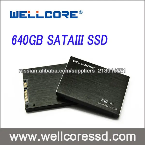 Wellcore SATAIII 2 5 дюйма 640GB SSD с высокой