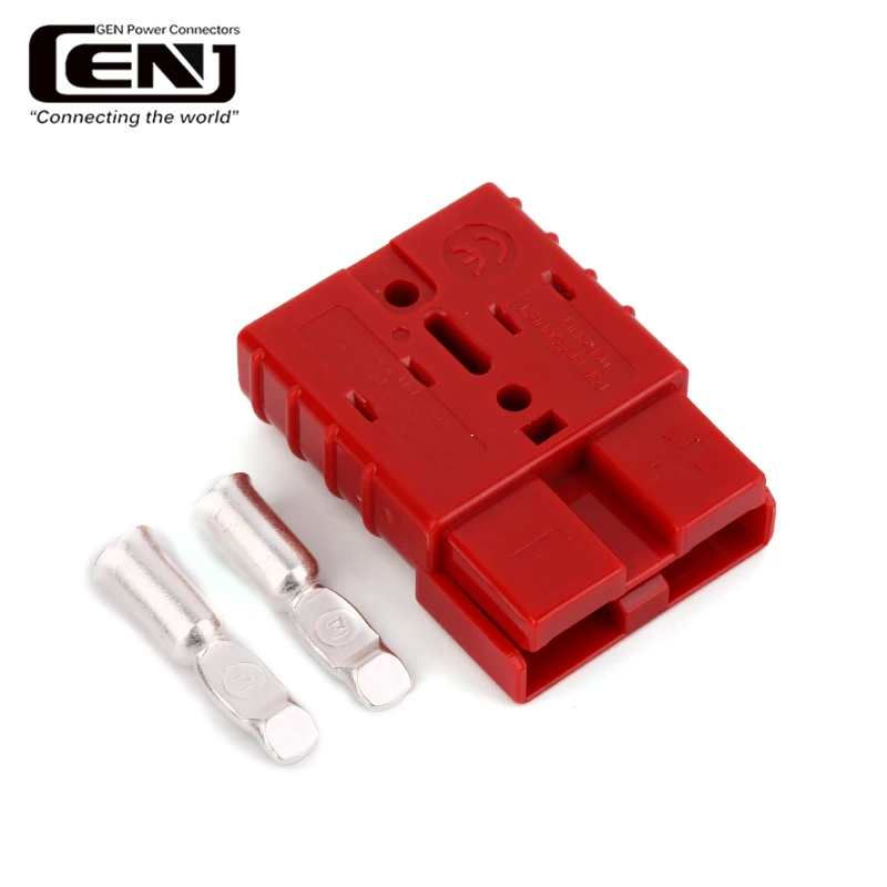 50A power connector with handle dust cover battery connector