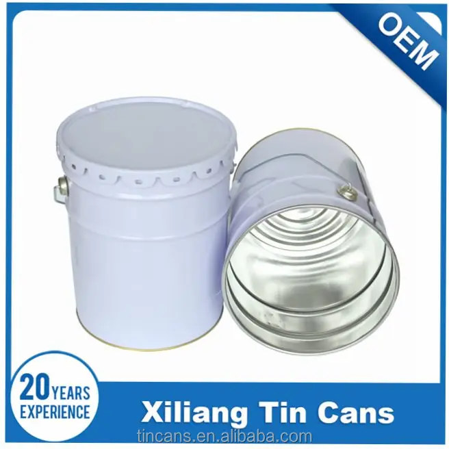 10 liter steel tin paint bucket drum