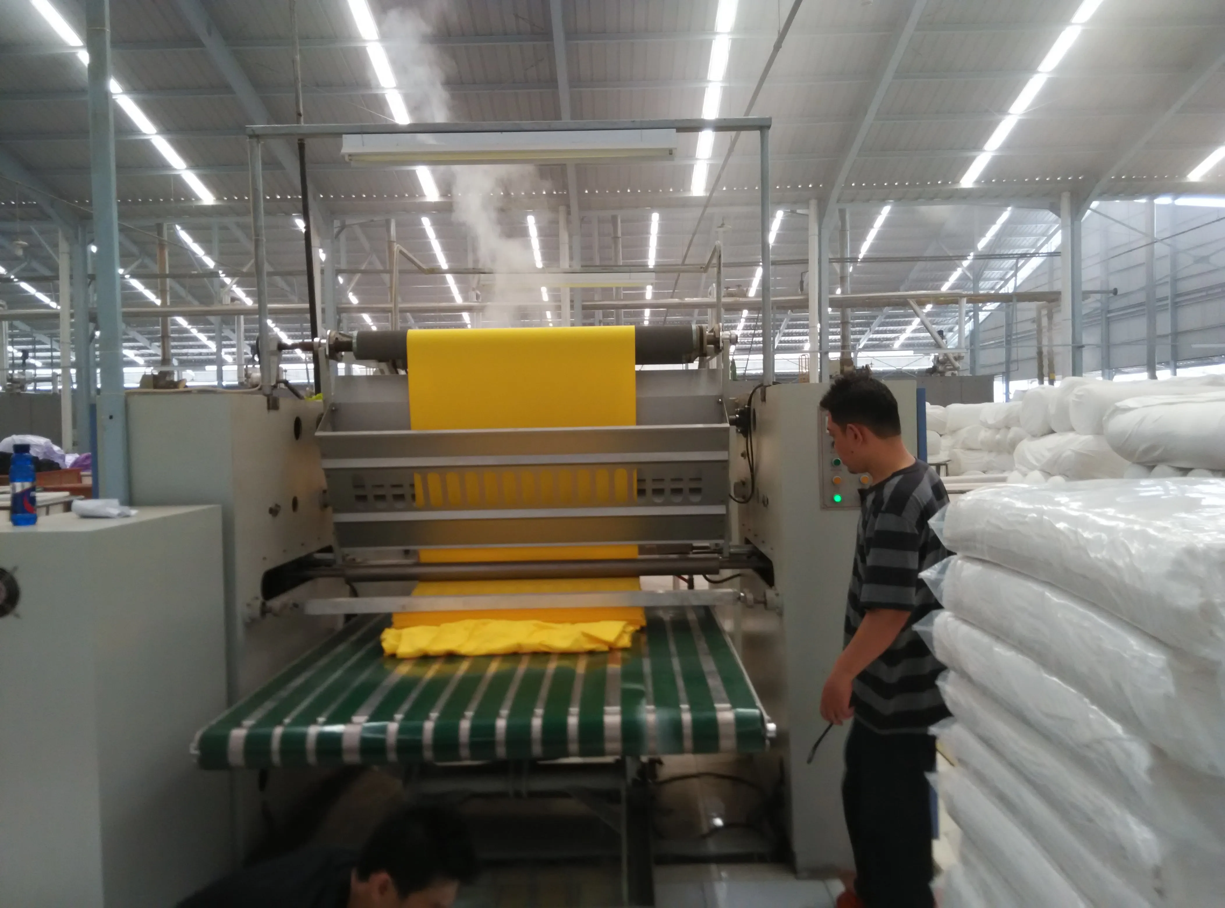 
Tubular compactor for circular knitting fabric textile fining machine 