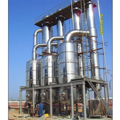 
Industrial Liquid Concentration Multiple effect Thin Film Thermal Evaporator System 
