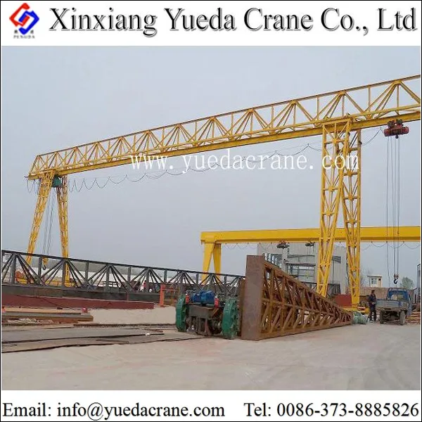 MH type single girder electric hoist truss type gantry crane