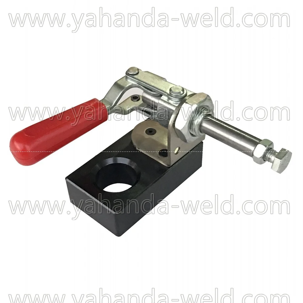 Vertical toggle clamp with adaptor and countersunk screw for 3D/2D Welding Table