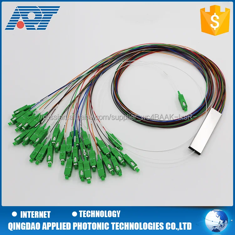 Голые волоконно-оптических стальных труб 2/4/6/8/12/16/32/64 способ волоконно-оптический сплиттер с/без разъемов