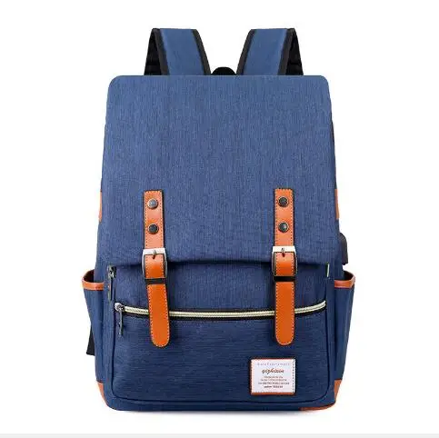 2019 high quality new Korea style water resistant lovers PU decoration fashion backpack