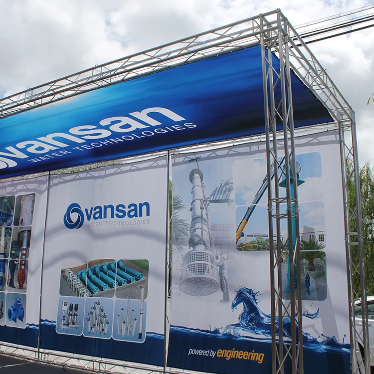 Detian Offer 10x20ft aluminium truss outdoor exhibition stand for trade show