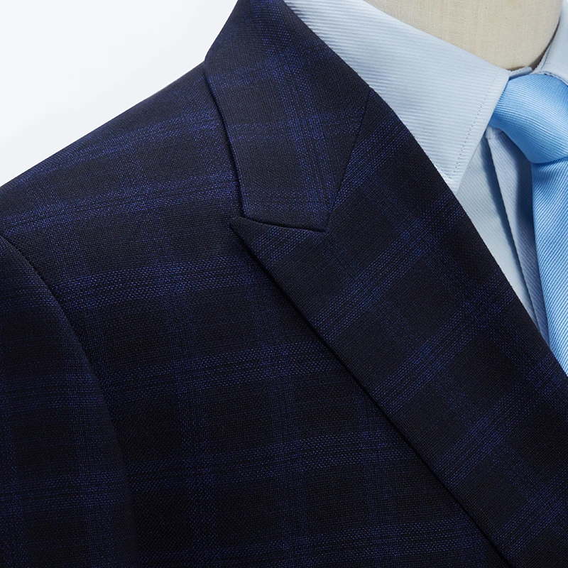 High quality customization Blazers For Men Slim Fit Man Double Breasted Suit for wedding Party Wear