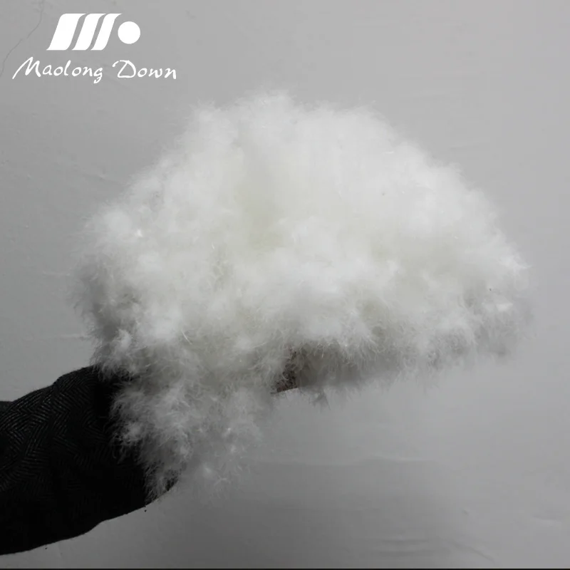 95% 800FP washed high quality white hotel goose down  feather