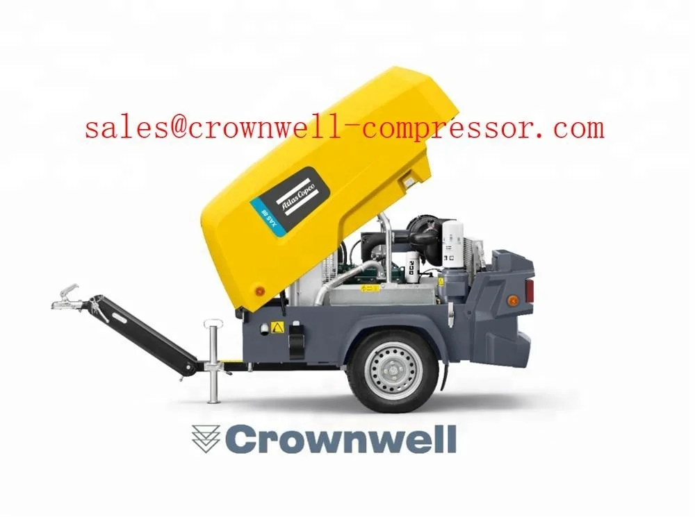  Портативный винтовой воздушный компрессор Atlas Copco XAS37 XAS47 XAHS37 XAS57 XAS67 XATS67 XAS97 XAH107