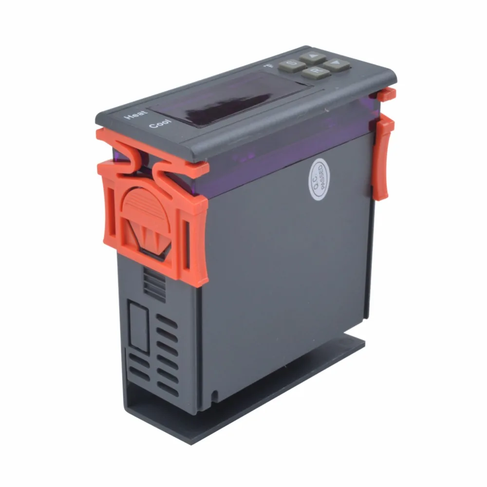 Миниатюрный регулятор температуры 12 В/10 А постоянного тока электронный термостат MH1210F светодиодный цифровой дисплей калибровка 58F-194F