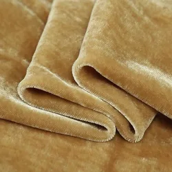 solid plain dyed mulberry italian silk velvet fabric silk viscose fabric for Europe and America A/W