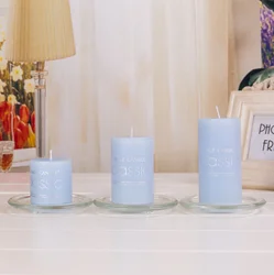 Bulk Wholesale High Quality Paraffin Wax Large Rustic Unscented Pillar Candle