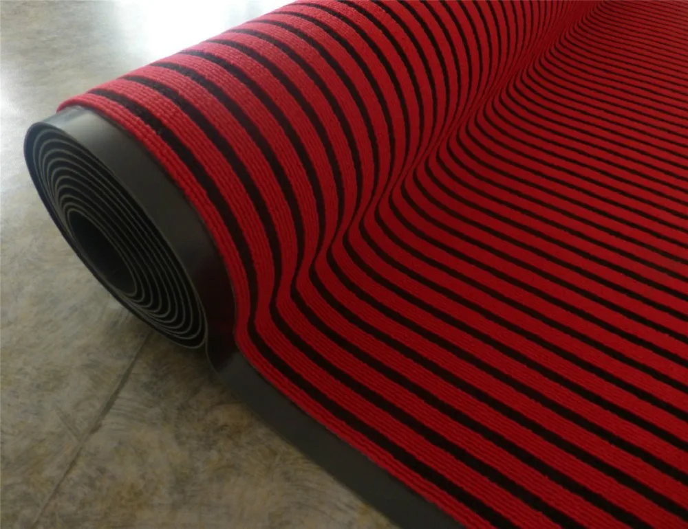PP with nylon surface loop pile carpet with PVC backing