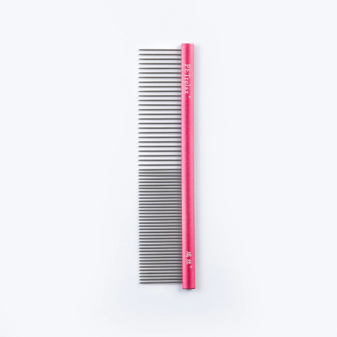 OEM aluminum handle pet cleaning comb for dog