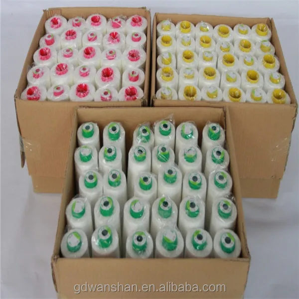 Industrial hardcover book binding embroidery textile sewing thread for hardback packing